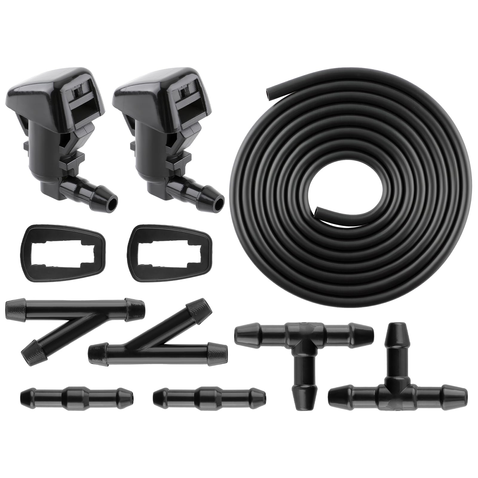 Amazon.com: Goamotors 9pcs Front Windshield Washer Nozzle Kit Fit